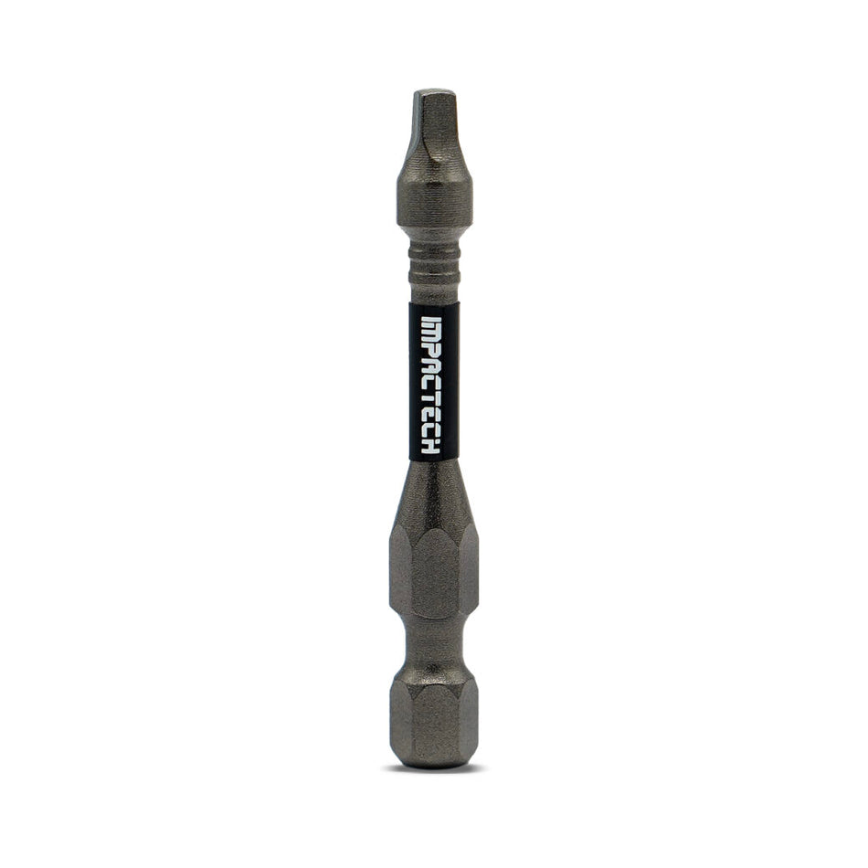 Vega T150R2A-P10, Impactech Square #2 Power Bit x 2" - Plastic Case 10pc