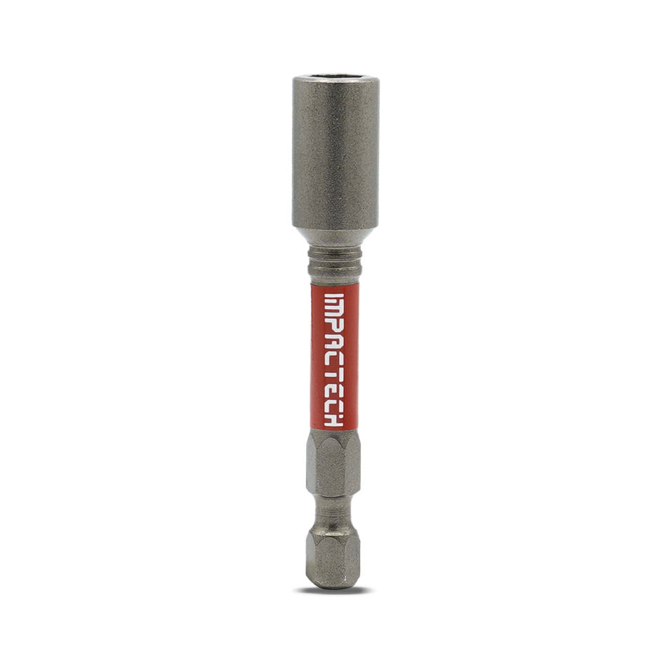 Vega T165MN416-C2, Impactech 1/4 Magnetic Nut Driver x 2-9/16" - Carded 2pc
