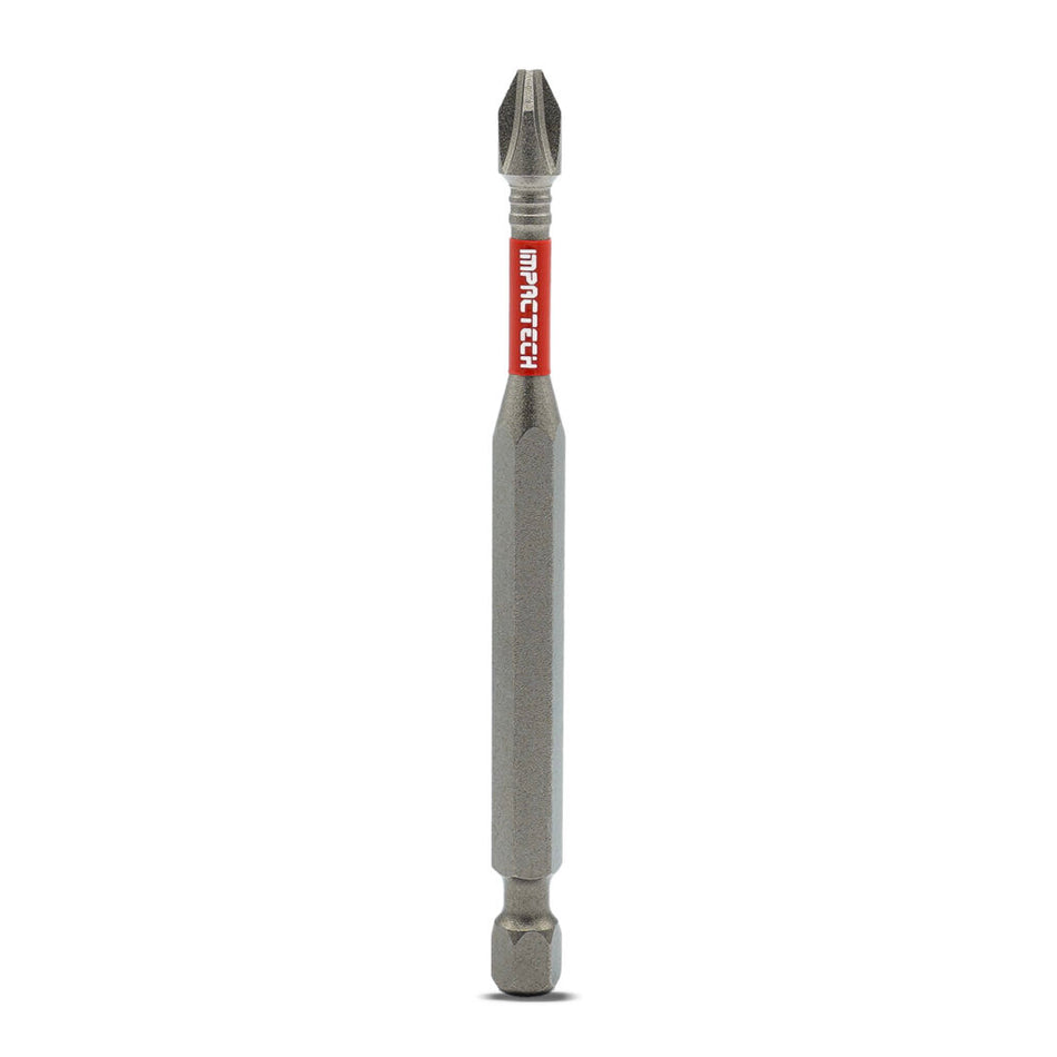 Vega T190P2A-C2, Impactech Phillips #2 Power Bit x 3-1/2" - Carded 2pc