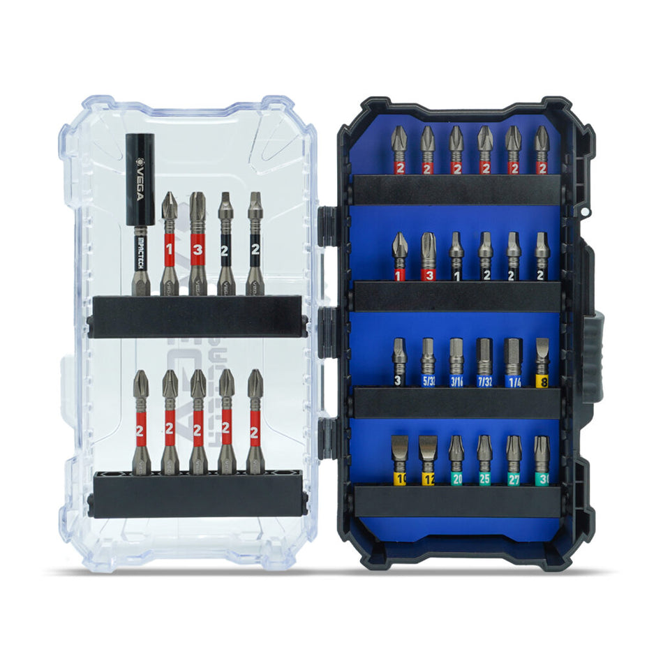Vega T34-1DB, Impactech Impact Driver Bit Set - 34pc