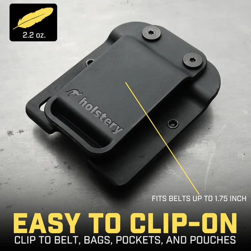 Holstery 48-BKMF-YY74, TapeMaster Clip-On Tape Measure Holder