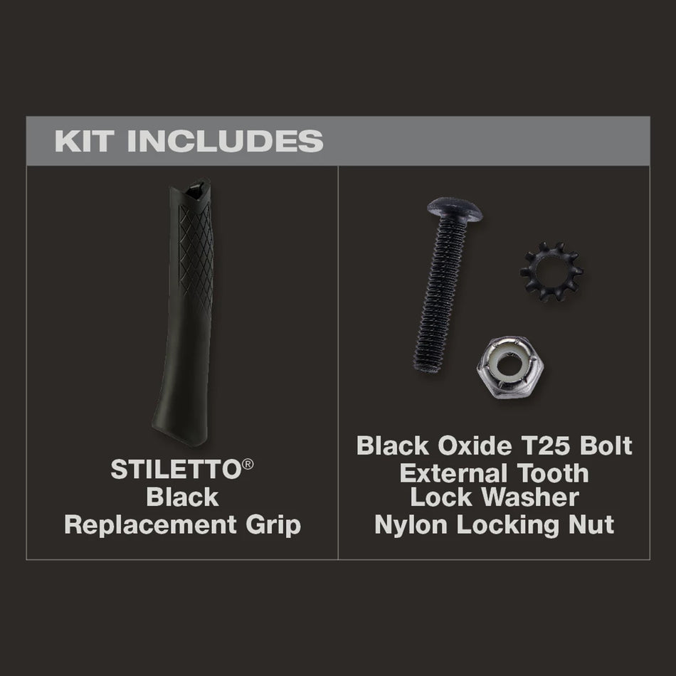 Stiletto TBRG-BL, STILETTO® Black Replacement Grip