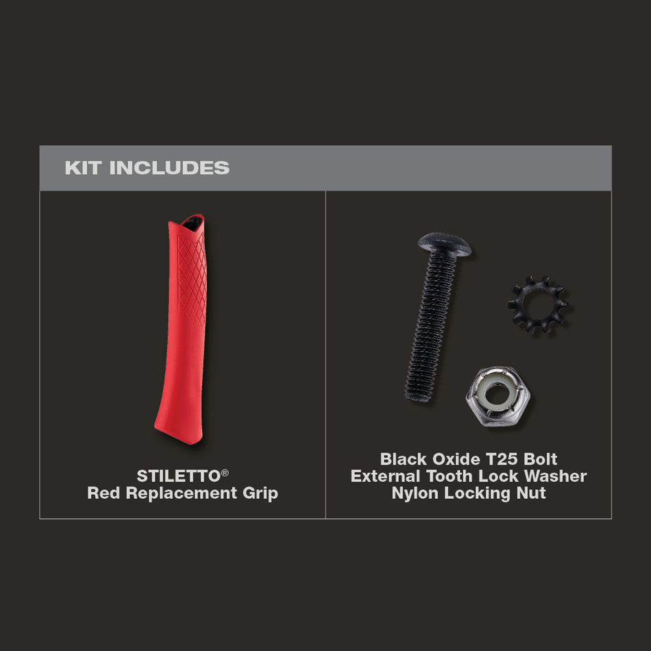 Stiletto TBRG-R, STILETTO® Red Replacement Grip