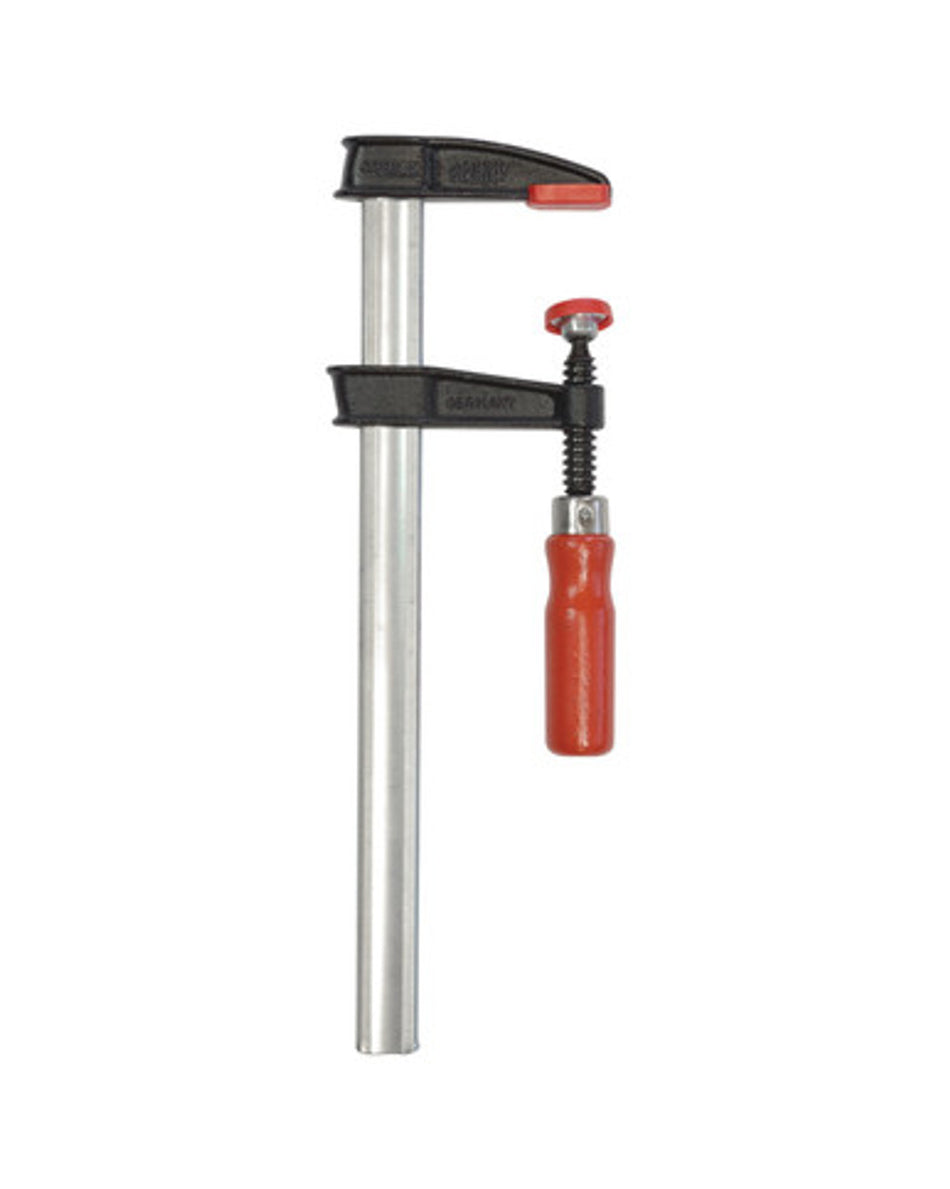 BESSEY TGJ2.518, Clamp, woodworking, F-style, replaceable pads, 2.5 In. x 18 In. , 600 lb