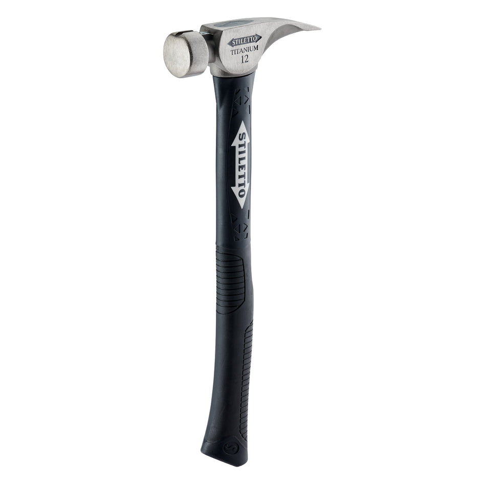 Stiletto TI12SC-F, 12 OZ. TITANIUM SMOOTH FACE / 16" "HYBRID" FIBERGLASS HANDLE