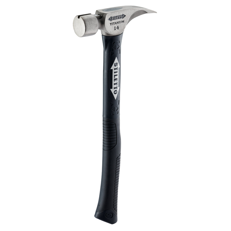 Stiletto TI14SC-F, 14 OZ. TITANIUM SMOOTH FACE / 16" HYBRID FIBERGLASS HANDLE