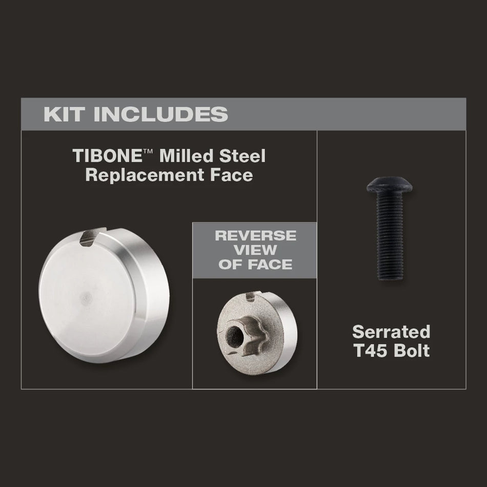 Stiletto TIB-SR, STILETTO® TIBONE™ Smooth Steel Replacement Face