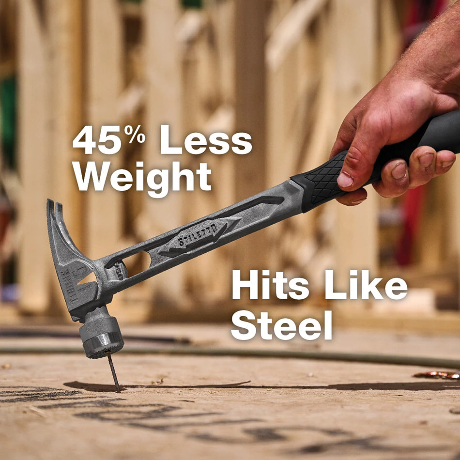 Stiletto TIB15MC, STILETTO® TIBONE™ 15oz Milled Titanium Framing Hammer