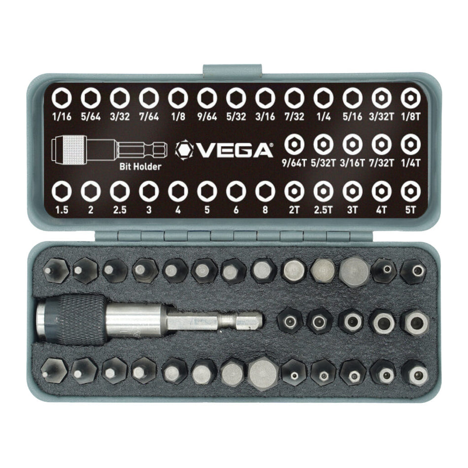 Vega V321HXP, 32pc Master Hex Driver Bit Set