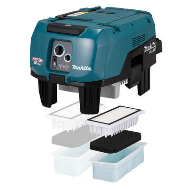 Makita VC007GLZ02, 80V (40Vx2) max XGT Brushless Cordless 40.0 L Wet/Dry/Dust Extractor w/HEPA, XPT & AWS (Tool Only)