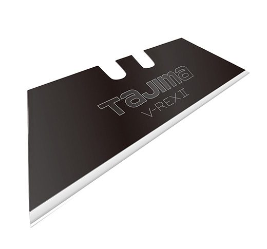 Tajima VRB2-100B, V-REX™ II, premium tempered steel utility knife blades, 100-blade safety dispenser