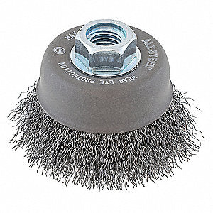 Walter 13W501, ALLSTEEL 5" 5/8-11 CRIMPED CUP BRUSH