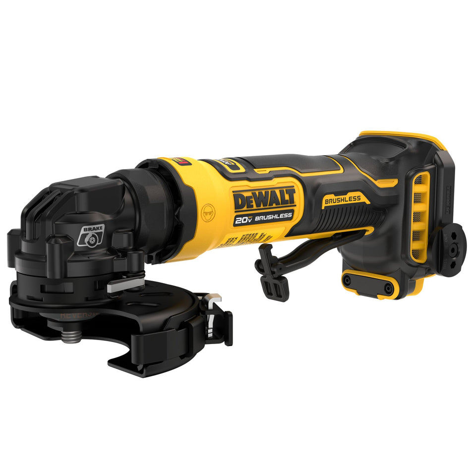 DEWALT DCG400B, 20V MAX* Cordless 4 in. Angle Grinder (Tool Only)