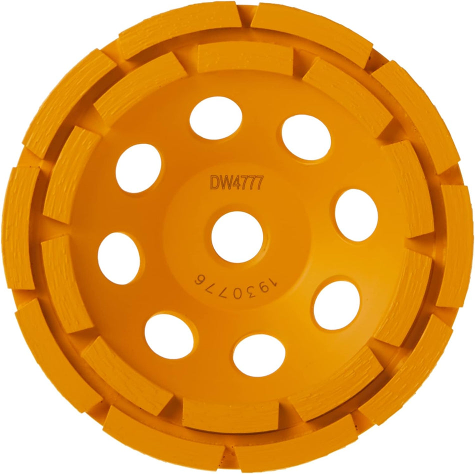 DEWALT DW4777, 5" XP Double Row Diamond Cup Wheel
