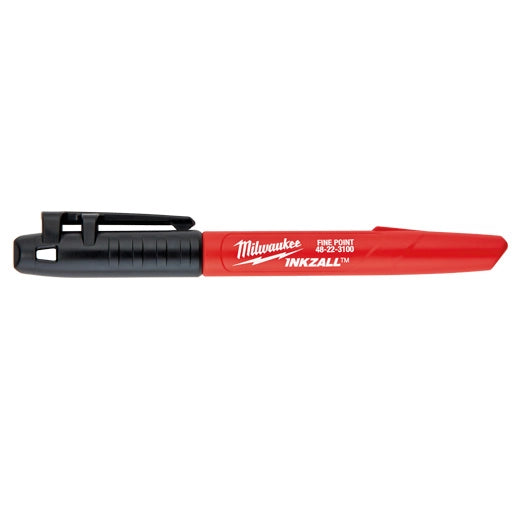 Milwaukee 48-22-3104, Inkzall Black Fine Point Marker (4/pkg)