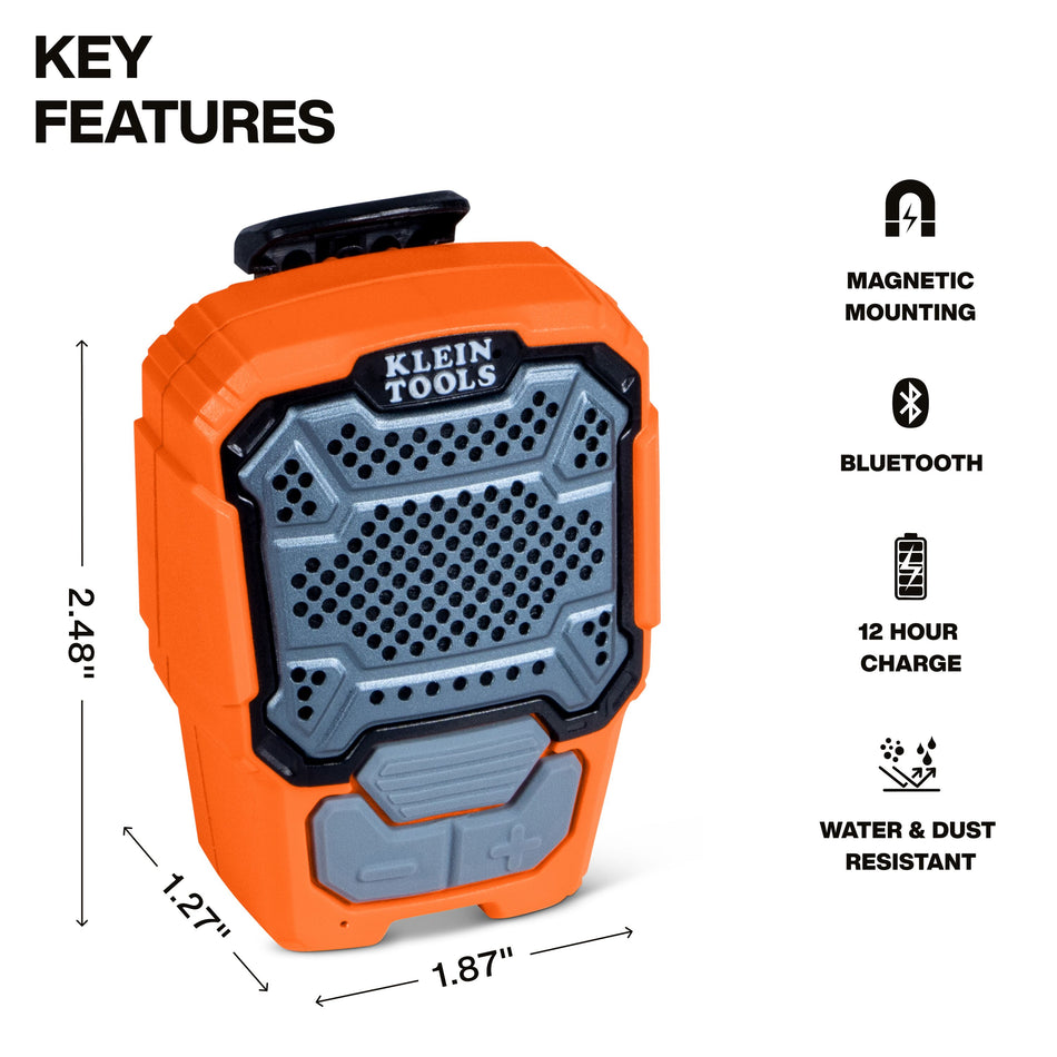 Klein Tools AEPWS1, Wearable Bluetooth® Speaker