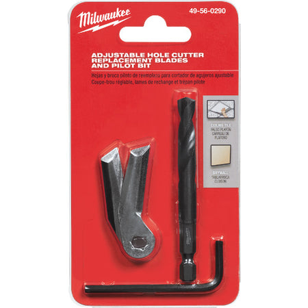 Milwaukee 49-56-0290, Adjustable Hole Cutter Replacement Blades and Pilot Bit