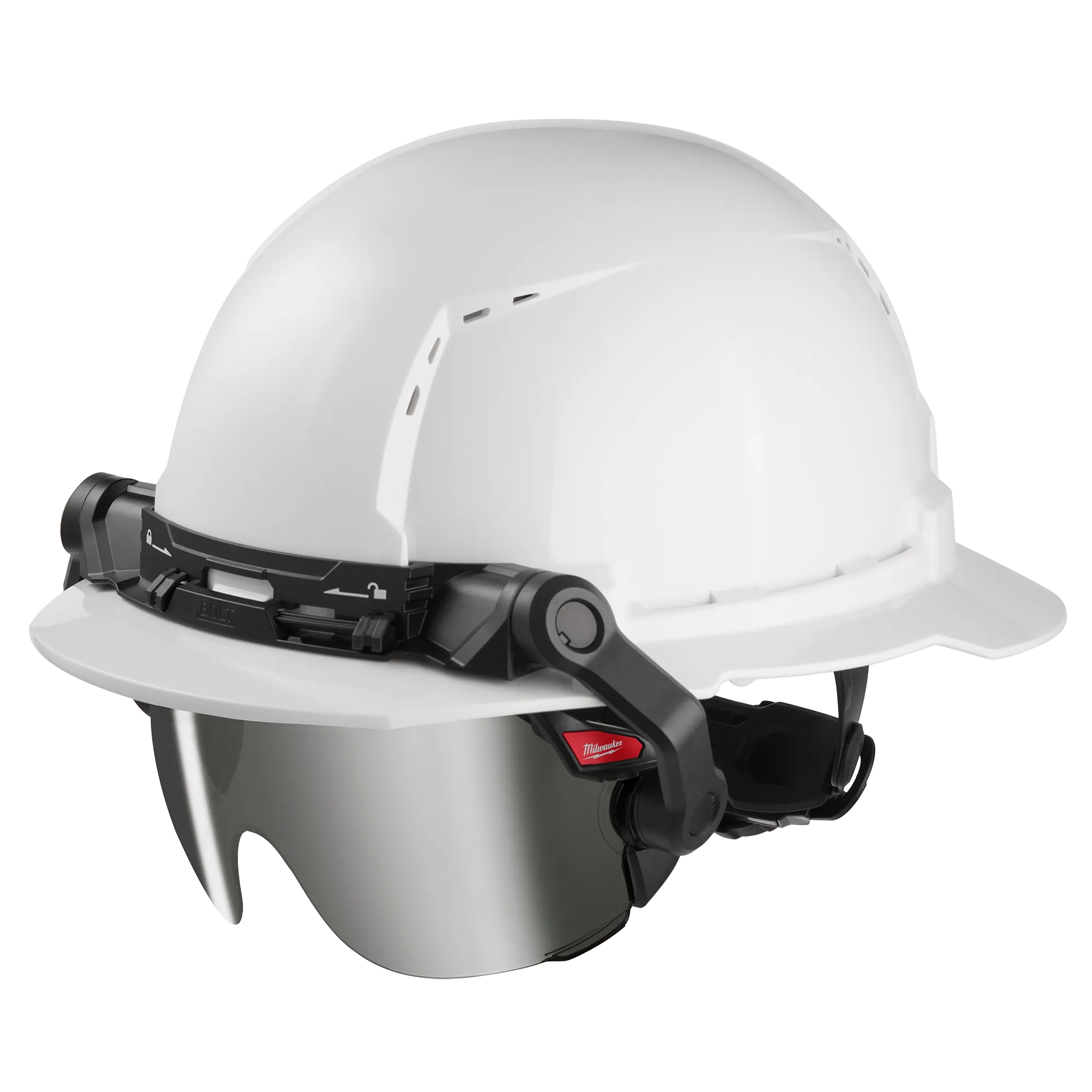 Milwaukee 48-73-1419, BOLT™ Eye Visor - Mirrored Dual Coat Lens (Compatible with Milwaukee® BOLT™ Safety Helmets & BOLT™ Hard Hats)