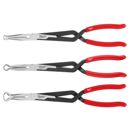Milwaukee 48-22-6563, 3PC Long Reach Hose Grip Pliers Set