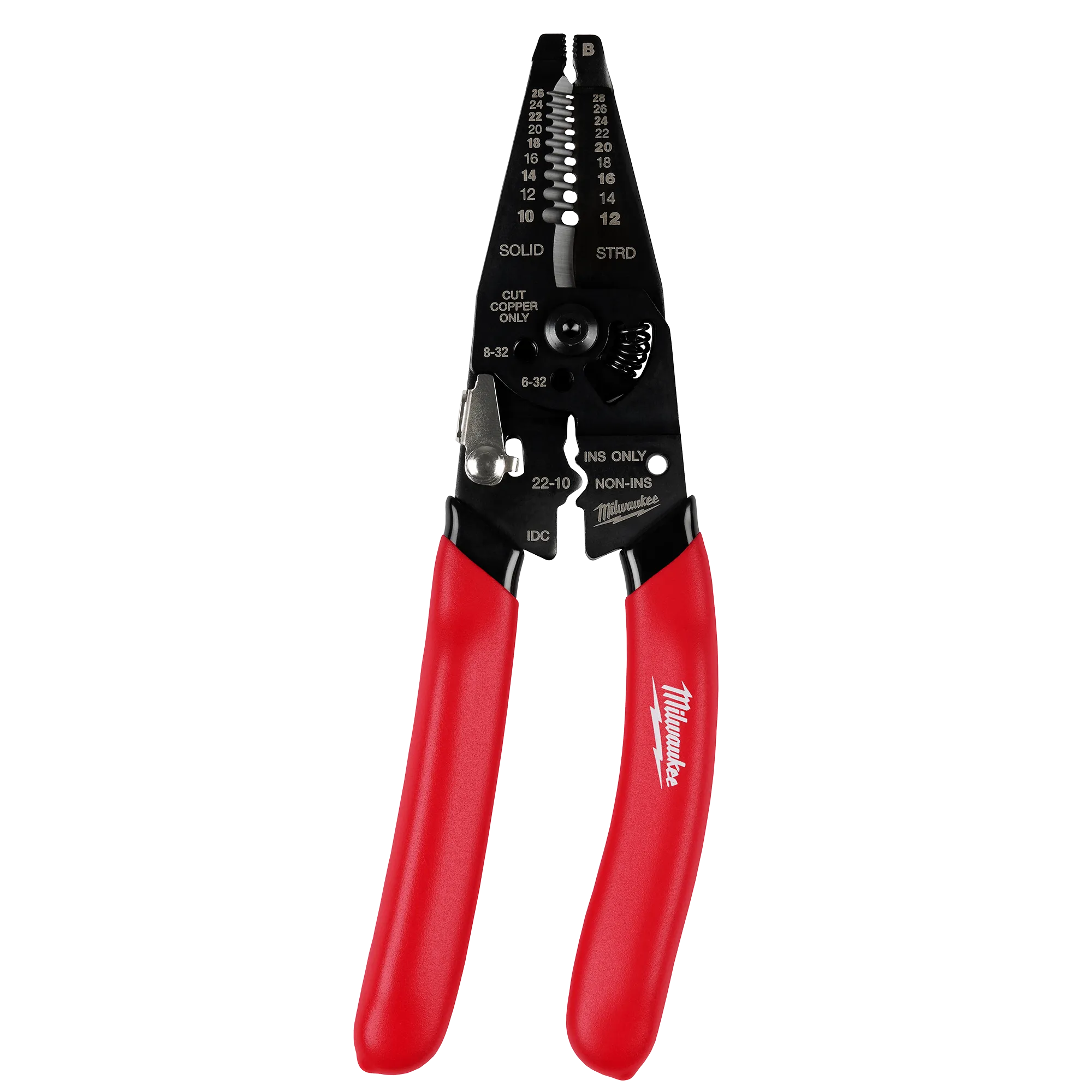 Milwaukee 48-22-3052, 10-28 AWG Multi-Purpose Dipped Grip Wire Stripper & Cutter w/ Reinforced Head