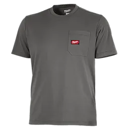 Milwaukee 605G-XL, HEAVY DUTY POCKET T - SS GRAY XL