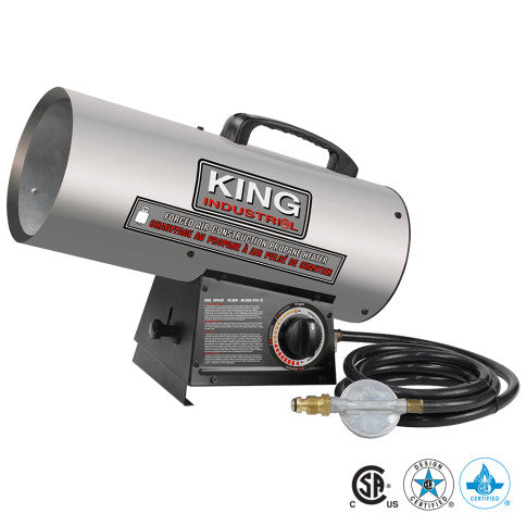 KING Canada KPH-60, Forced Air Construction Propane Heater 60,000 BTH