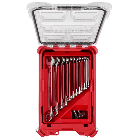 Milwaukee 48-22-9484, 15pc SAE Combination Wrench Set with PACKOUT™ Compact Organizer