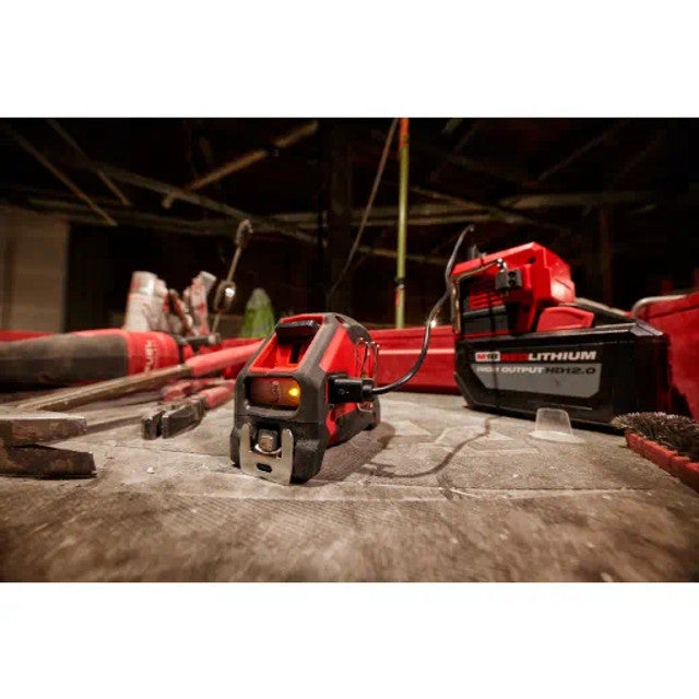 Milwaukee 48-22-0428, 25ft Compact Wide Blade Magnetic Tape Measure w/ Rechargeable 100L Light