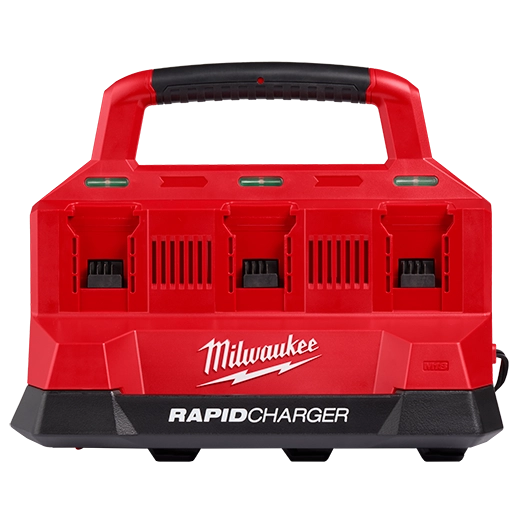 Milwaukee 48-59-1809, M18 PACKOUT Six Bay Rapid Charger
