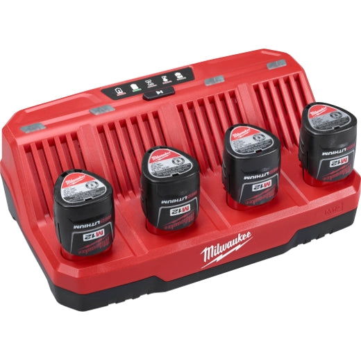 Milwaukee 48-59-1204, M12 4 Bay Charger