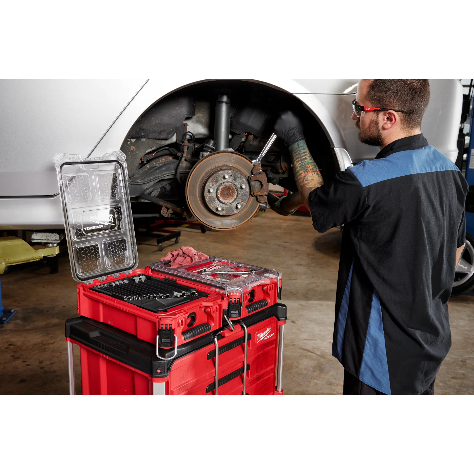Milwaukee 48-22-9483, 15pc Metric Combination Wrench Set with PACKOUT™ Compact Organizer