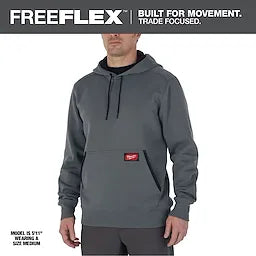 Milwaukee 351G-XL, FREEFLEX™ Pullover Hoodie - GRAY