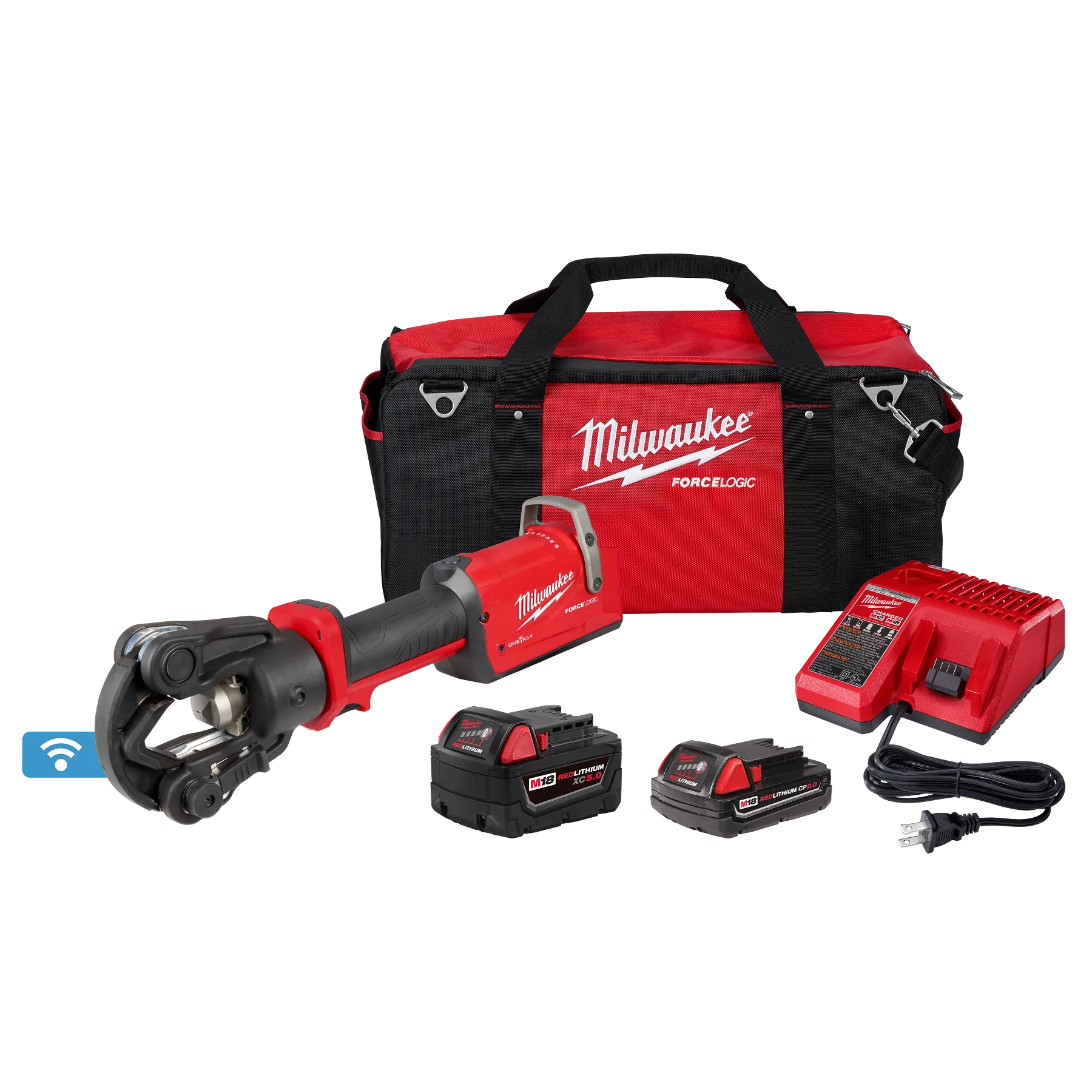 Milwaukee 2876-22, M18â„¢ FORCE LOGICâ„¢ 11T Dieless Latched Linear Utility Crimper