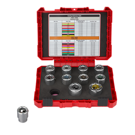 Milwaukee 49-16-BKITA, 1/0-750 MCM Al THHN/XHHW Bushing Kit