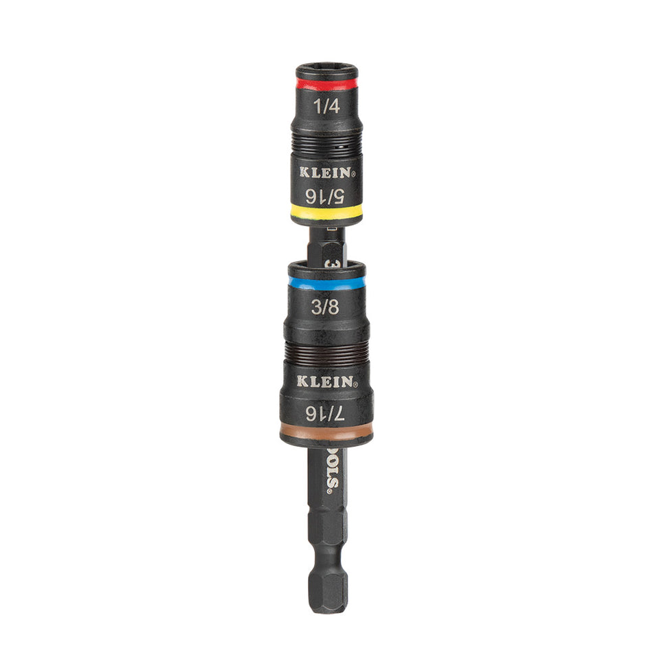 Klein Tools 32932, 5-in-1 Impact Rated Flip Socket Set