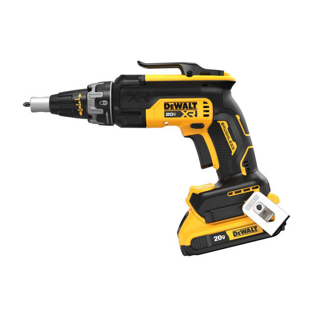 DEWALT DCF630D2, 20V MAX XR Li-Ion Brushless Drywall Screwgun Kit (2.0Ah)