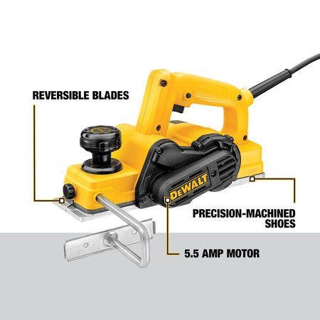 DEWALT D26677K, 3-1/4'' Portable Hand Planer Kit