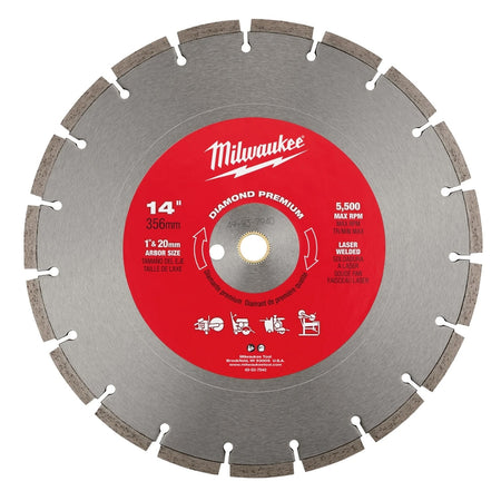 Milwaukee 49-93-7940, 14" PREMIUM CONCRETE SEGMENTED