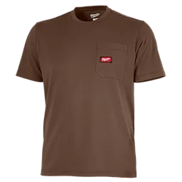 Milwaukee 605BR-2X, HEAVY DUTY POCKET T - SS BROWN 2X