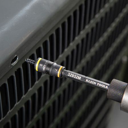 Klein Tools 32932M, 4-in-1 Impact Rated Flip Socket Set, Metric