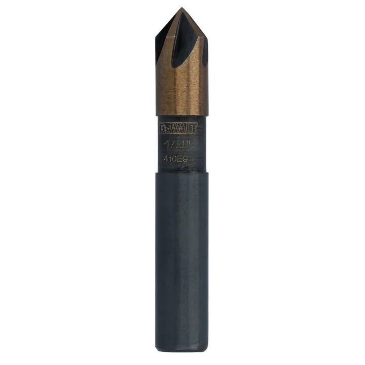 DEWALT DWAMDB16CS, Shell DW 1/4 in Black & Gold Hi-Speed Steel Countersink