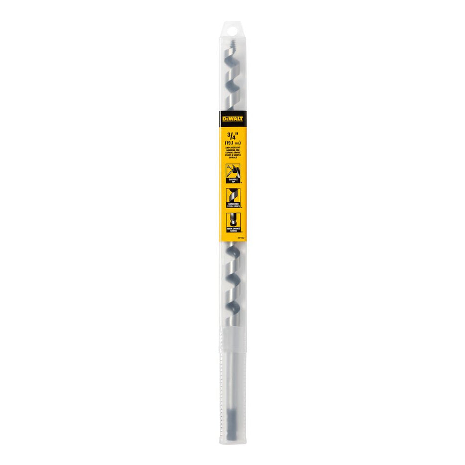 DEWALT DW1683, 3/4'' x 17'' Power Ship Auger Bit
