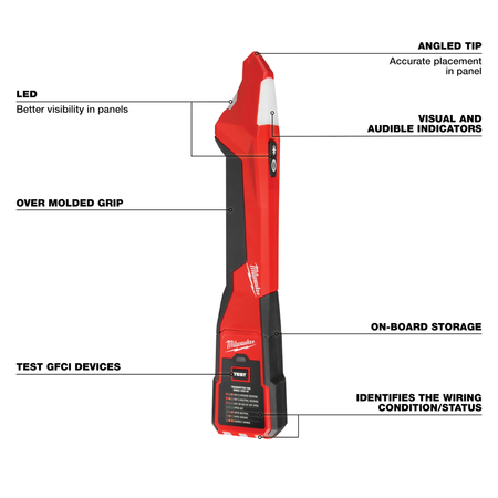 Milwaukee 2222-20, Circuit Breaker Finder w/ LED