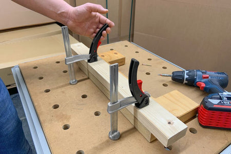BESSEY KLI20-MFT-SET, Table Clamp With Ratcheting Lever