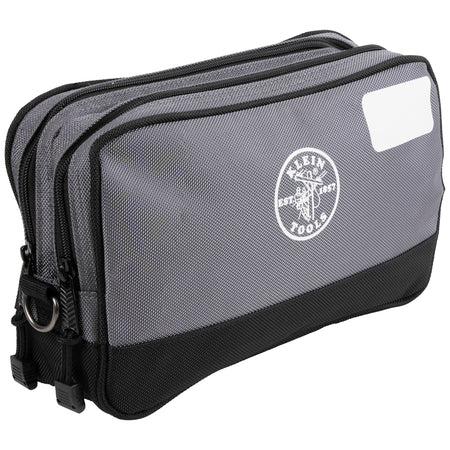 Klein Tools 55583, Double Zipper Bag, 12 x 7-Inch