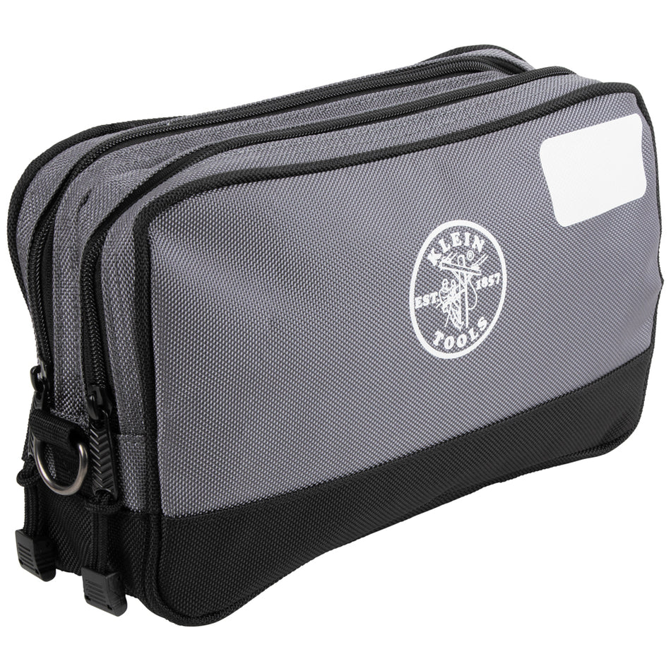 Klein Tools 55583, Double Zipper Bag, 12 x 7-Inch