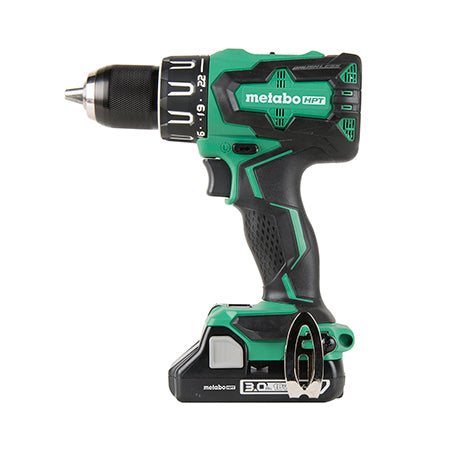 Metabo HPT DV18DBFL2, 18V Brushless Hammer Drill. (1.5Ah Battery x 2)