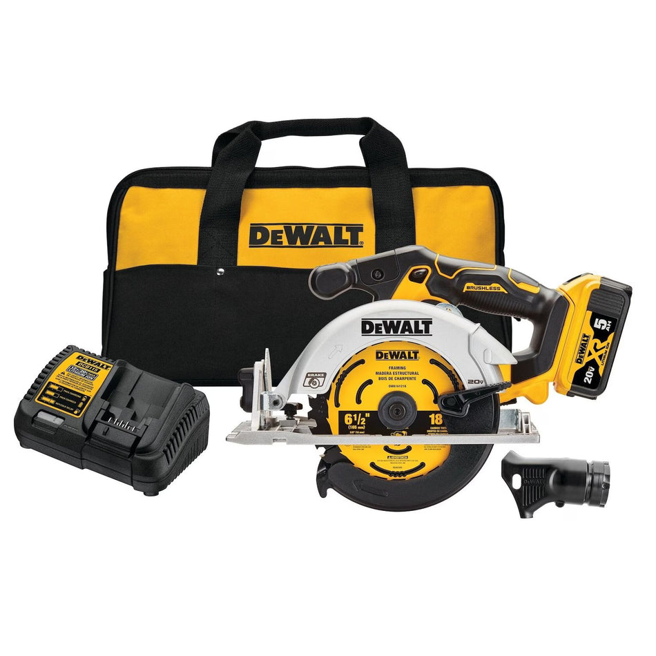 DEWALT DCS565P1, 20V MAX 6-1/2'' Cordless Circular Saw Kit