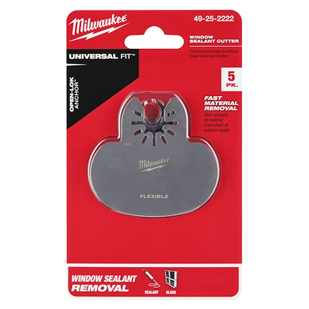 Milwaukee 49-25-2222, OPEN-LOK MUSHROOM SEALANT SCRAPER BLADE 5PK
