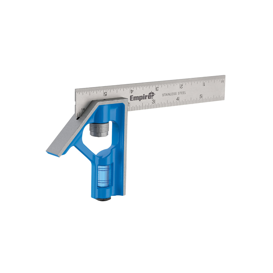 Empire E255, 6" TRUE BLUE Combination Square